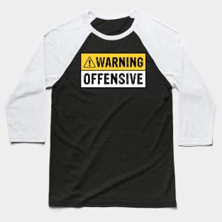 Warning Offensive Funny Crude As seen in Lockout Baseball T-Shirt